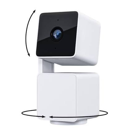 Wyze Cam Pan v3 on a shelf