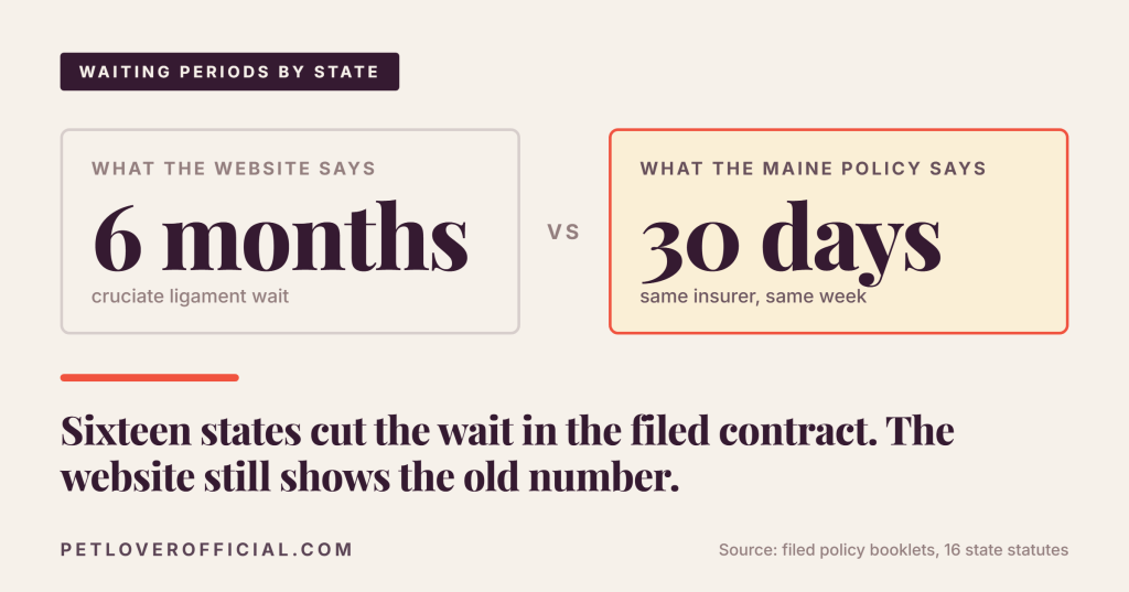 Pet Insurance Waiting Periods by&nbsp;State